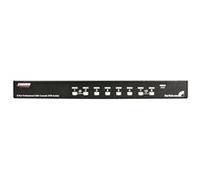 StarTech.com Commutateur KVM PS/2 USB 8 ports 1U empilables sur rack avec OSD - Commutateur KVM - 8 x KVM port(s) - 1 utilisateur local - de bureau - pour P/N: RK3236BKF G