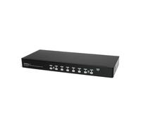 StarTech.com Commutateur KVM Rackable 1U 8 Ports USB VGA 1920x1440 avec OSD, Câbles Inclus (SV831DUSBUK), Ports Console USB 2.0, Montage Rack 1U