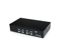 StarTech.com Commutateur KVM SV431USB 4 Ports VGA USB 1920x1440 Rackable 1U Hub USB Intégré pour Windows, macOS, Linux - Boîtier Acier
