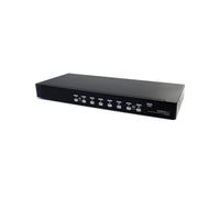 StarTech.com Commutateur KVM VGA USB 8 Ports SV831DUSBAU - Console USB/VGA, Résolution 1920x1440, Audio 3.5mm, Montage Rack 1U, Câbles inclus