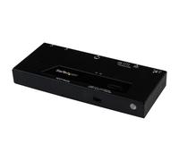 StarTech.com Commutateur / Switch vidéo HDMI à 2 ports - Commutation automatique et prioritatire - Boîtier de partage HDMI 2 ports - 1080p - Commutateur vidéo/audio - de bureau - pour P/N: SVA12M2NEUA