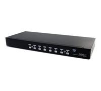 StarTech Commutateur KVM SV831DUSBAU USB/VGA 8 ports - Audio 3,5 mm, Rack 1U, Câbles inclus