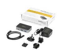 StarTech.com Concentrateur USB-C 3 ports avec connexion LAN - 10 Gbit/s - 2x USB-A et 1x USB-C - alimenté - USB