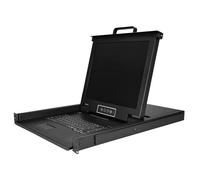 StarTech Console KVM 1U RKCONS1708K - 8 ports VGA/USB - Écran 17" 1280 x 1024