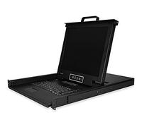 StarTech Console KVM rack RKCONS1716K – 1U 16 ports, écran 17 pouces 1280×1024 PS/2 USB