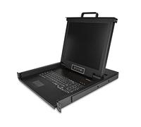 StarTech.com Rackmount KVM Console - Single Port VGA KVM with 17 LCD Monitor for Server Rack - Fully Featured Universal 1U LCD KVM Drawer w/Cables & Hardware - USB Support - 50,000 MTBF