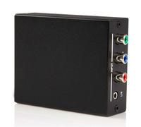 StarTech.com Convertisseur Composant vers HDMI® Vidéo avec Audio - 1 x jack audio femelle, 3 x RCA vidéo femelles, 1 x RCA audio femelle - 1 x HDMI audio/vidéo numérique femelle - Noir