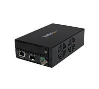 StarTech.com Convertisseur de média 10GbE ET10GSFP, RJ45 vers SFP+, 10GBASE-T/R, Jumbo Frames 9600, Acier, 0-50°C, Alimentation Externe