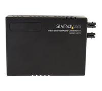 StarTech.com Convertisseur de media fibre optique Fast Ethernet multimode ST 10/100 - 2 km - Convertisseur de média à fibre optique - 100Mb LAN - 10Base-T, 100Base-FX, 100Base-TX - RJ-45 / ST multi-mo