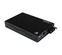 StarTech.com Convertisseur Gigabit Ethernet vers Fibre Multimode SC, 1000Base-SX, 550m, 2000Mb/s, 850nm, MDI/MDI-X Auto, Alimentation Externe