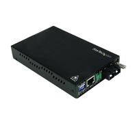 StarTech.com Convertisseur Ethernet sur fibre optique monomode SC - 10/100 Mb/s - 30 km - Convertisseur de média à fibre optique - 100Mb LAN - 100Base-FX - RJ-45 / mode unique SC - jusqu'à 30 km...