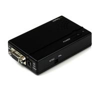 StarTech.com Convertisseur haute résolution VGA vers Composite ou S-Video., Noir, 0,9144 m, 102 g, 209 mm, 118 mm, 60 mm VGA2VID