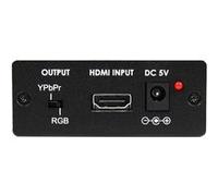 StarTech.com Convertisseur HDMI vers VGA avec audio - Adaptateur HDMI - HDMI femelle/3,5 mm femelle/VGA femelle/3x RCA mâle - 1920 x 1200 - Convertisseur vidéo - HDMI - vidéo composante, VGA - noir No