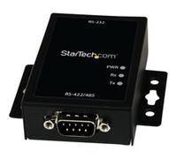 StarTech.com Convertisseur Industriel Interface RS232 vers RS422/485 avec protection ESD 15KV - Adaptateur de Port RS-232 à RS-422/RS-485 - Adaptateur série - RS-232 - RS-422/485 x 1 - noir Noir