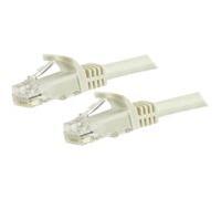 StarTech.com 1.5m CAT6 Ethernet Cable, 10 Gigabit Snagless RJ45 650MHz 100W PoE Patch Cord, CAT 6 10GbE UTP Network Cable w/Strain Relief, White, Fluke Tested/Wiring is UL Certified/TIA - Category 6 - 24AWG (N6PATC150CMWH) - cordon de raccordement - 1.5 m