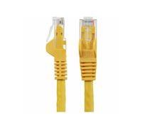 StarTech Cordon Ethernet CAT6 7,5 m – 10Gb/s RJ45 UTP, 100W PoE, sans crochet, jaune