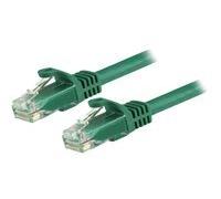 StarTech.com 7.5m CAT6 Ethernet Cable, 10 Gigabit Snagless RJ45 650MHz 100W PoE Patch Cord, CAT 6 10GbE UTP Network Cable w/Strain Relief, Green, Fluke Tested/Wiring is UL Certified/TIA -...