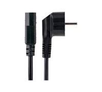 StarTech.com 1m (3ft) Computer Power Cord, 18AWG, EU Schuko to C13 Power Cord, 10A 250V, Black Replacement AC Cord, TV/Monitor Power Cable, Schuko CEE 7/7 to IEC 60320 C13 Power Cord - PC Power Supply Cable (713E-1M-POWER-CORD) - câble d'alimentation - po