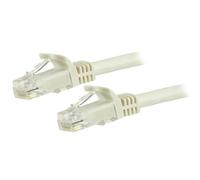 StarTech.com Cordon de raccordement UTP CAT6 (1,5 m) sans crochet - Câble patch RJ45 - Blanc