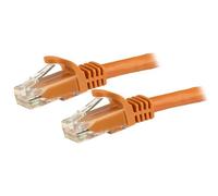 StarTech Câble Ethernet Cat6 RJ45 10 Gbit/s 650 MHz sans crochet 1,5 m Orange