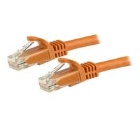 StarTech.com Cordon de raccordement UTP CAT6 (1,5m) sans crochet - Orange - Cordon de raccordement - RJ-45 (M) pour RJ-45 (M) - 1.5 m - UTP - CAT 6 - sans crochet - orange