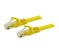 StarTech Cordon Ethernet CAT6 7,5 m – 10Gb/s RJ45 UTP, 100W PoE, sans crochet, jaune