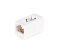 StarTech.com Coupleur RJ45 Cat6 F/F, Connecteur en Ligne, 10Gbps, Boîtier PC Blanc, Compatible Cat5/5e, IEEE 802.3/ae/bz, 0-70°C
