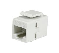 StarTech.com Coupleur RJ45 Keystone Cat 6 F/F Blanc - Connecteurs Femelle/Femelle - Câble Cat6 Supporté - Certification CE, REACH, RoHS - 4g