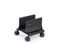 StarTech.com CPUMOBILESTND - Support Mobile CPU Tower, Réglable 132-220mm, Charge 21kg, Acier, 4 Roues, Montage Vissé, Noir, Dimensions 260x257x270mm