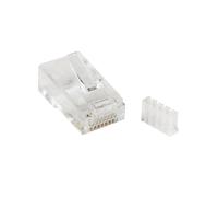 StarTech.com CRJ45C6SOL50 : Connecteurs modulaires RJ45 Cat6 pour câble solide, transparent, paquet de 50, certifié RoHS. Dimensions colis: 125x225x30mm.