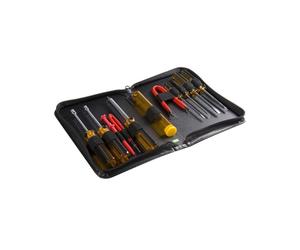 StarTech.com CTK200 Kit d'outils PC 11 pièces : 5 tournevis Phillips/Torx, mallette noire, dimensions 215x156x32mm, poids 540g