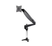 StarTech.com Support Simple Écran PC - Bras Moniteur VESA - Support Écran Bureau 32" ou 49" (32:9)/ 8kg - Porte Écran Hauteur Réglable/Articulé - Fixation Pince/œillet