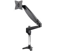 StarTech.com Support Simple Écran PC - Bras Moniteur VESA - Support Écran Bureau 32" ou 49" (32:9)/ 8kg - Porte Écran Hauteur Réglable/Articulé - Fixation Pince/œillet