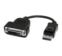 StarTech.com DisplayPort to DVI Active Adapter - Adaptateur DVI - enlace doble - DisplayPort (M) - DVI-D (H) - 20 cm ( DisplayPort 1.1a ) - noir