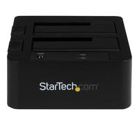 StarTech.com Dock pour Disque Dur 2 baies USB 3.0, eSATA à SATA 2,5/3,5" - Contrôleur de stockage - 2.5", 3.5" - SATA 6Gb/s - eSATA 6Gb/s, USB 3.0 - noir - pour P/N: SVA12M5NA