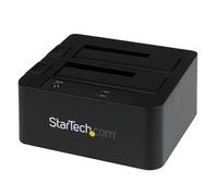 StarTech.com Dock pour Disque Dur à 2 baies USB 3.0 / eSATA vers SATA, Station d'Accueil pour SSD/HDD Externe 2,5/3,5" SATA I/II/III,Docking Station/Dock, Chargement par le Haut (SDOCK2U33EB)
