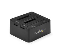 StarTech.com Dock pour Disques Durs SATA et USB 3.0 à 2 Baies, Station d'Accueil