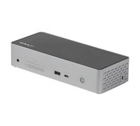 StarTech.com Dock USB-C - Quadruple Écran DP/HDMI - 1x USB-C & 3x USB-A - Station d'accueil - USB-C 3.2 Gen 2 / Thunderbolt 3 - 4 x DP, 4 x HDMI - 1GbE - Royaume-Uni, Europe