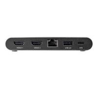 StarTech.com Dock USB C - Station d'Accueil USB-C à Double Écran 4K HDMI - 100 W Power Delivery Pass-through, GbE, 2 USB A - Mini Hub Type C - Adaptateur Multiport pour PC Portable (DK30C2HAGPD) - Sta