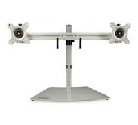 StarTech.com Dual-Monitor Stand - Horizontal - Silver G
