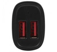 Startech.Com Dual Port Usb Car Charger - 24w/4.8a - Adaptateur Allume-Cigare (Voiture) - 24 Watt - 4.8 A - 2 Connecteurs De Sortie (Usb (Alimentation Uniquement)) - Noir