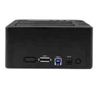 StarTech.com Duplicateur de Disque Dur 2 Baies, Cloneur HDD/SSD Autonome - Contrôleur de stockage - 2.5" , 3.5" - SATA 6Gb/s - USB 3.0 - noir - pour P/N: SVA12M5NA Noir G