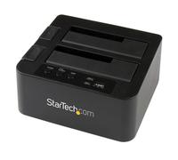 StarTech.com Duplicateur de Disque Dur à 2 Baies, Cloneur/Copieur Autonome USB 3.0 (5 Gbps) / eSATA vers 2,5/3,5 SATA III HDD/SSD, Station d'accueil pour Disque Dur, Cloneur de Disque Dur
