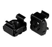 StarTech.com Écrou cage M5 - Pack de 50 - Écrous cage M5 de montage pour rack et armoire serveur - Noir - Écrous à cage