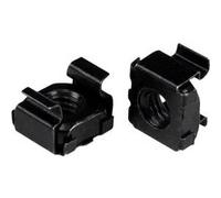 StarTech.com Écrou cage M5 - Pack de 50 - Écrous cage M5 de montage pour rack et armoire serveur - Noir - Écrous à cage - noir (pack de 50) - pour P/N: RACK-18U-20-WALL-OA, RACK-21U-20-WALL-OA, RACK-2