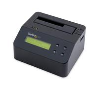 StarTech.com Effaceur de Disque Dur à Baie Unique, Nettoyeur d'HDD/SSD Autonome, 4Kn, USB 3.0 à SATA III (6 Gbps), 9 Modes d'Effacement, Dock Nettoyeur de Disque Dur Secure Erase, Port d'Imprimante DB-9, TAA