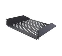StarTech.com Étagère 2U Ventilée pour Rack Serveur, Profondeur de Montage 41,5cm, Plateau pour Rack/Armoire 19", Max. 20kg