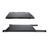 StarTech.com Etagere a profondeur reglable 1U montable en rack - Etagere d'armoire serveur fixe robuste - 80 kg - Étagère pour rack - noir - 1U - 19" - pour P/N: RK1233BKM, RK2433BKM, RK2537BKM, RK323