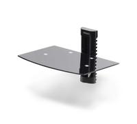 StarTech.com Étagère AV Murale Flottante, Support à Hauteur Ajustable pour Sous Télévision, Support Mural pour TV, Organiser l'Équipement A/V sur l'Ét