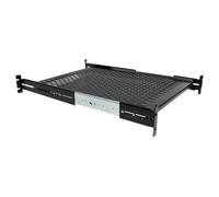 StarTech Étagère coulissante rack 2U ventilée – Profondeur 48 cm – Charge 23 kg – 19"
